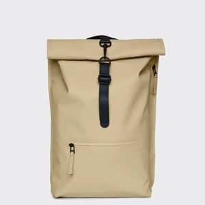 BRAND NEW with TAGS, Waterproof RAINS Sand Unisex Rolltop Rucksack Backpack Bag